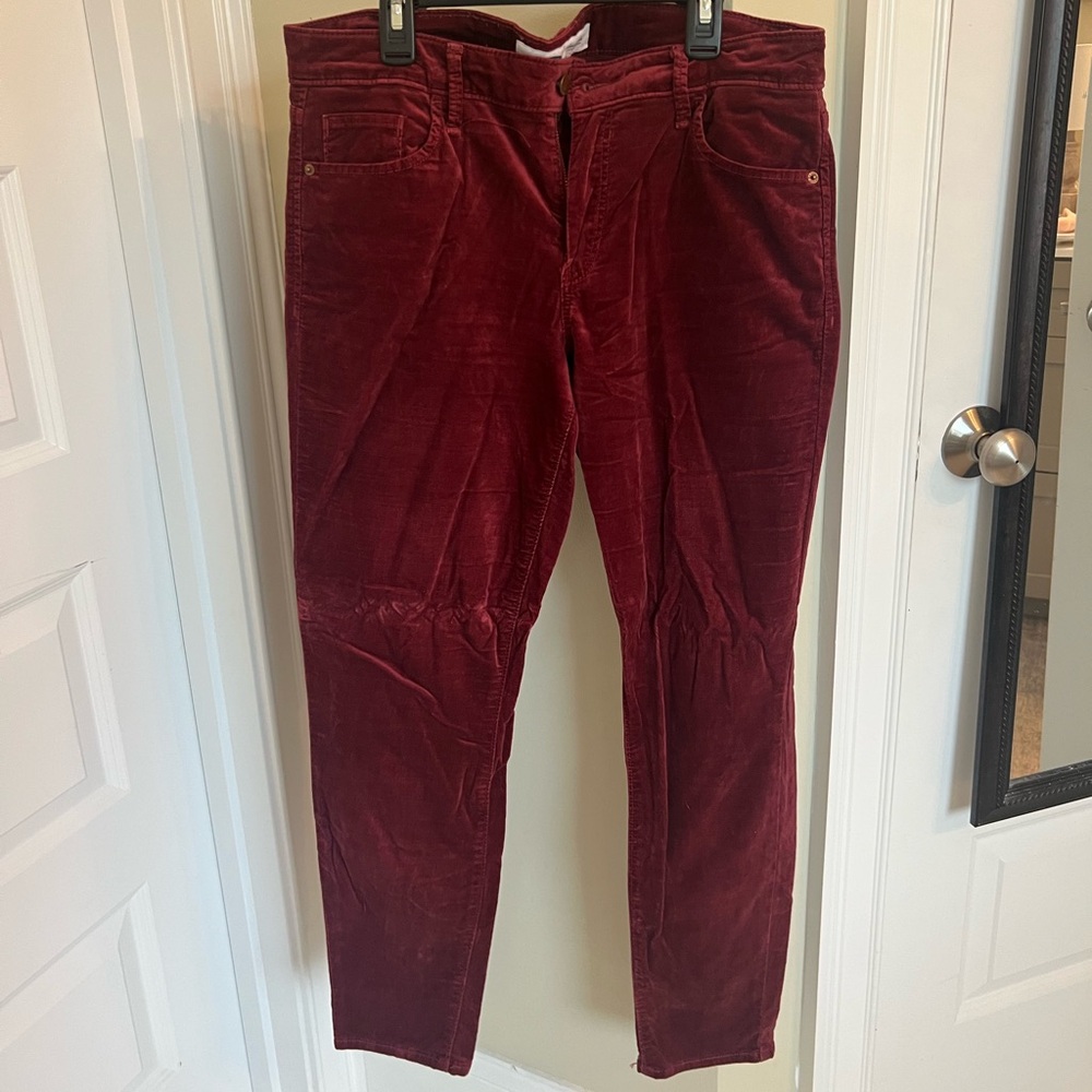 Old Navy Burgundy velvet Pants